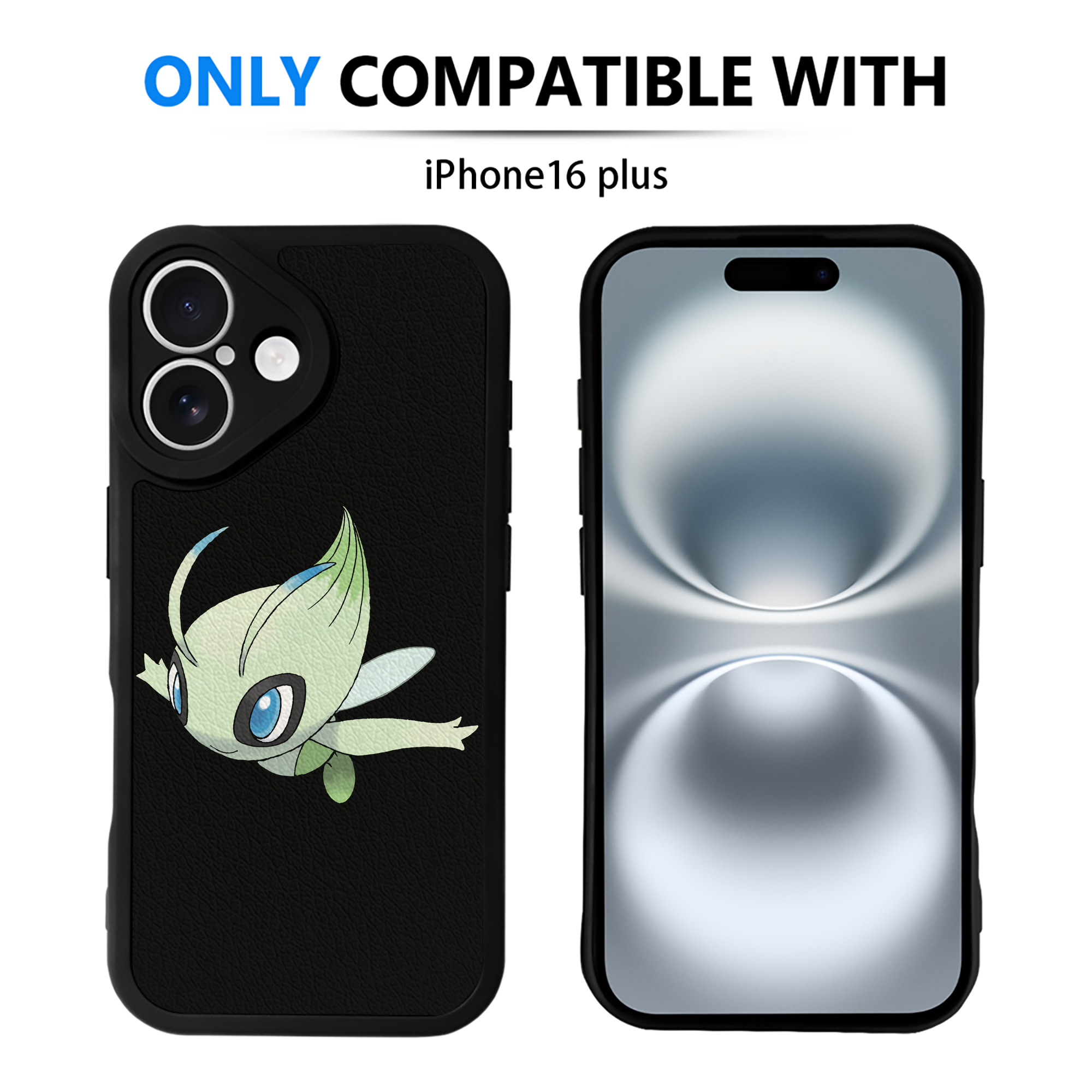 （画像用） ポケットモンスター Pokémon 【iPhone 16シリーズ対応】シリコンスマホケース（レザー調） 材質：シリコン